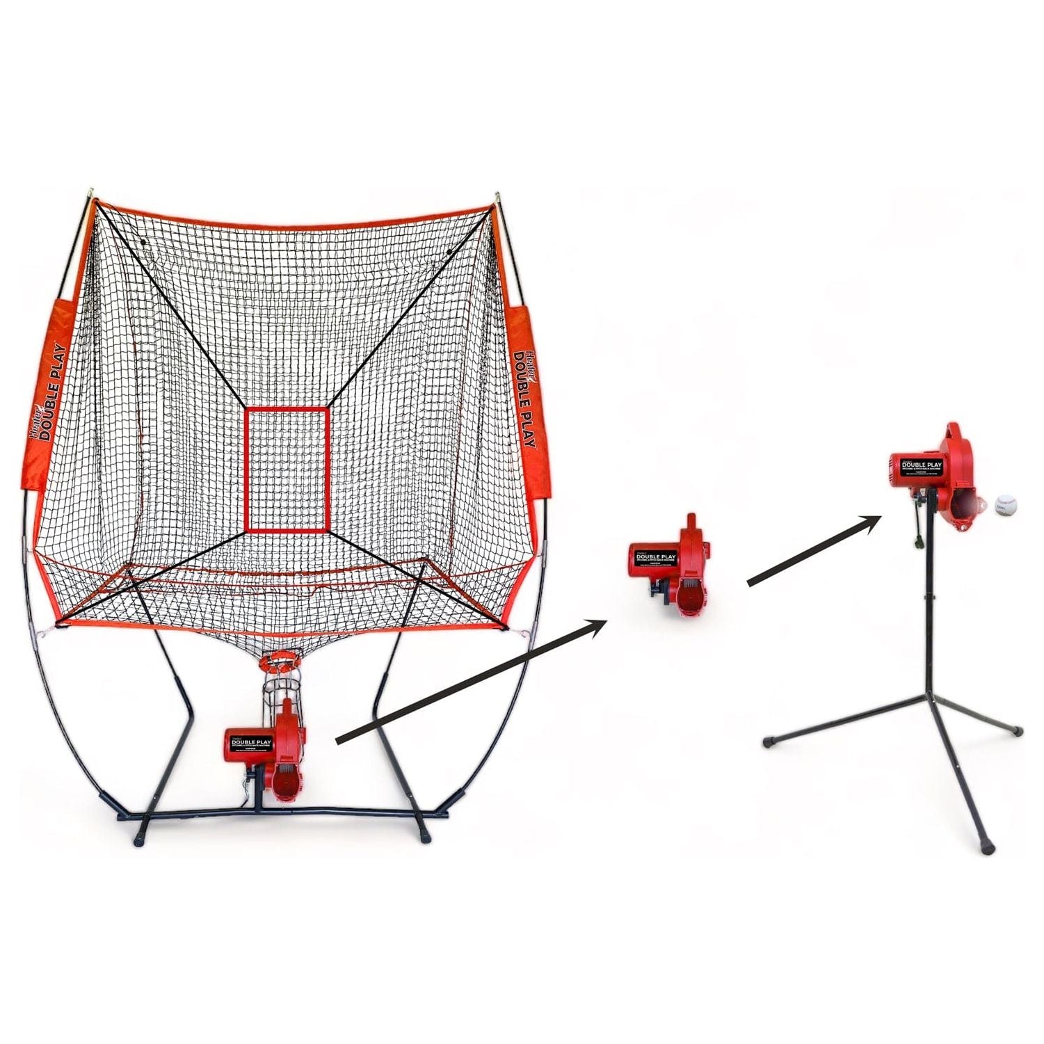 Double Play 2-in-1 Pitch Back & Pitching Machine | Pro Sports Equip
