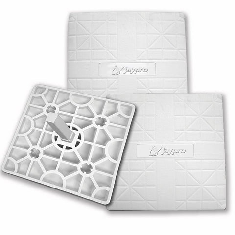 Jaypro Baseball Base Set - Flex Style (Set of 3) (White) BB-200