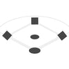 Image of Jaypro Baseball Tarp with Ground Stakes (26' Round - 6 oz. Polyethylene) (Home Plate) AFC-HP