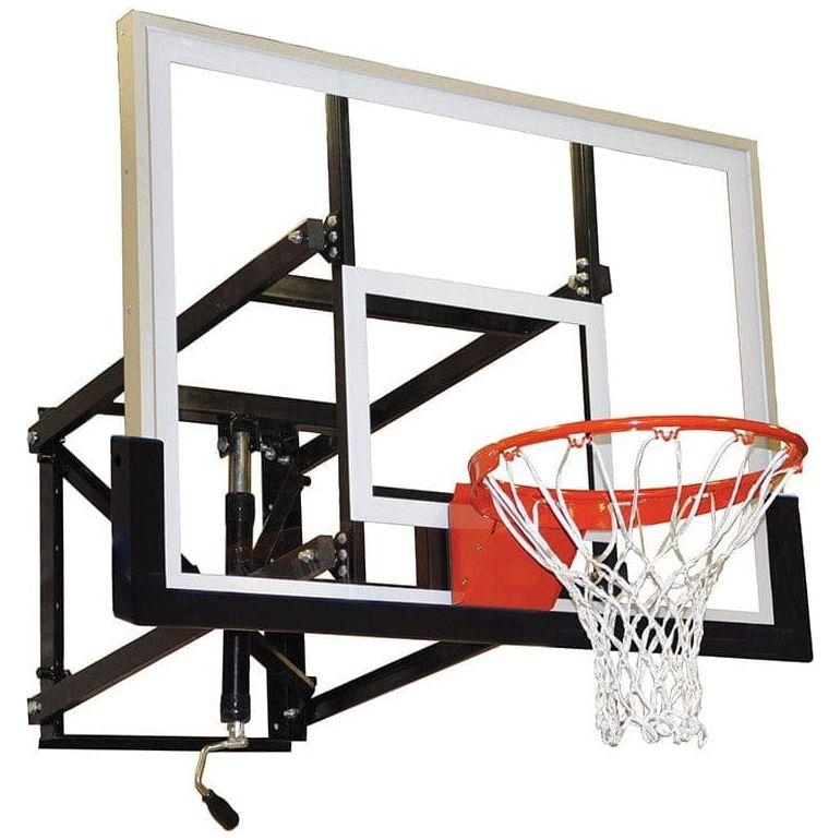 Nba Shooting Racks Jaypro Basketball Wall-Mounted Shooting Station Adjustable Height (Ind ...