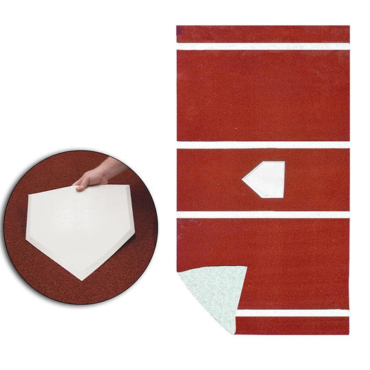 Jaypro Batting Mat (6'L x 12'W) (Clay) BML612CL