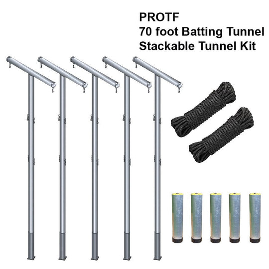 Jaypro Batting Tunnel Frame - Professional Outdoor (70') - Multiple Tunnel Adaptor  PROTF-70A