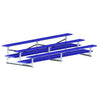 Image of Jaypro Bleacher - 15' (3 Row - Double Foot Plank) - All Aluminum (Powder Coated) BLDP-3ALPC