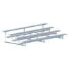 Image of Jaypro Bleacher - 15' (4 Row - Single Foot Plank) - All Aluminum BLCH-4AL