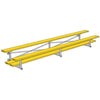 Image of Jaypro Bleacher - 15 ft. (2 Row - Double Foot Plank) - Tip & Roll (Indoor) (Powder Coated) BLDP-2TRGPC