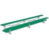 Image of Jaypro Bleacher - 15 ft. (2 Row - Double Foot Plank) - Tip & Roll (Indoor) (Powder Coated) BLDP-2TRGPC