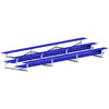 Image of Jaypro Bleacher - 21' (3 Row - Double Foot Plank) - All Aluminum (Powder Coated) BLDP-321ALPC