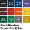 Image of Jaypro Bleacher - 27' (4 Row - Single Foot Plank) - Standard, Outdoor (Powder Coated) BLCH-427PC