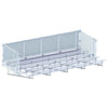 Image of Jaypro Bleacher - 27' (5 Row - Single Foot Plank with Chain Link Rail) - Enclosed BLCH-527C