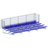 Image of Jaypro Bleacher - 27' (5 Row - Single Foot Plank with Guard Rail) - Enclosed (Powder Coated) BLCH-527GRPC
