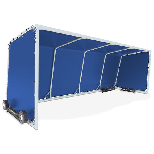 Jaypro Club Team Shelter - Portable - Aluminum Frame with Weather Resistant Covering - 10 Seat CTS-18