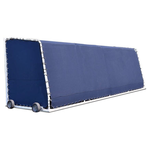 Jaypro Club Team Shelter - Portable - Aluminum Frame with Weather Resistant Covering - 10 Seat CTS-18