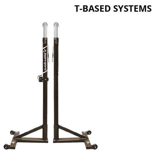 Jaypro FeatherLite T-Base Competition Volleyball Uprights PVB-250UB