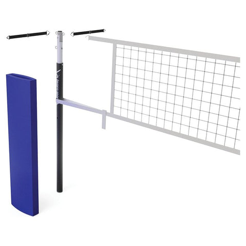 Jaypro FeatherLite Volleyball Net Center Upright System (3-1/2 in. Floor Sleeve) PVBC-500