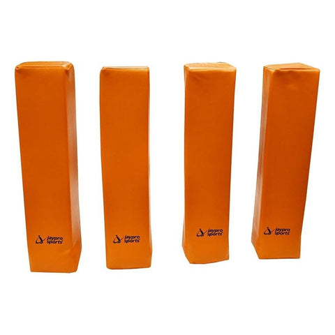 Jaypro Football Field Markers - Free Standing Pylons (Set of 4) (Orange) FBPYLN