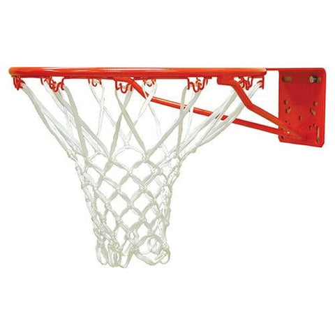 Jaypro Gooseneck Basketball System (3-1/2" Pole w/ 36" Offset) 54"W x 36"H Aluminum Fan Backboard