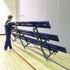 Image of Jaypro Indoor Bleacher - 15 ft. (2 Row - Single Foot Plank) - Tip & Roll BLCH-2TRG