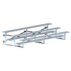 Image of Jaypro Indoor Bleacher - 15 ft. (3 Row - Single Foot Plank) -Tip & Roll BLCH-3TRG