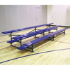 Image of Jaypro Indoor Bleacher - 15 ft. (3 Row - Single Foot Plank) - Tip & Roll (Powder Coated) BLCH-3TRGPC