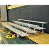 Image of Jaypro Indoor Bleacher - 15 ft. (4 Row - Double Foot Plank) -Tip & Roll BLDP-4TRG