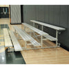 Image of Jaypro Indoor Bleacher - 15 ft. (4 Row - Single Foot Plank) - Tip & Roll BLCH-4TRG