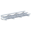 Image of Jaypro Indoor Bleacher - 21 ft. (3 Row - Double Foot Plank) - Tip & Roll BLDP-321TRG