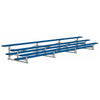 Image of Jaypro Indoor Bleacher - 21 ft. (3 Row - Single Foot Plank) - Tip & Roll (Powder Coated) BLCH-321TRGPC