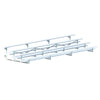 Image of Jaypro Indoor Bleacher - 21 ft. (4 Row - Double Foot Plank) - Tip & Roll BLDP-421TRG