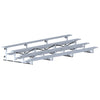 Image of Jaypro Indoor Bleacher - 21 ft. (4 Row - Single Foot Plank) - Tip & Roll BLCH-421TRG