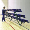 Image of Jaypro Indoor Bleacher - 21 ft. (4 Row - Single Foot Plank) - Tip & Roll BLCH-421TRG