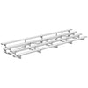 Image of Jaypro Indoor Bleacher - 27 ft. (4 Row - Single Foot Plank) - Tip & Roll BLCH-427TRG