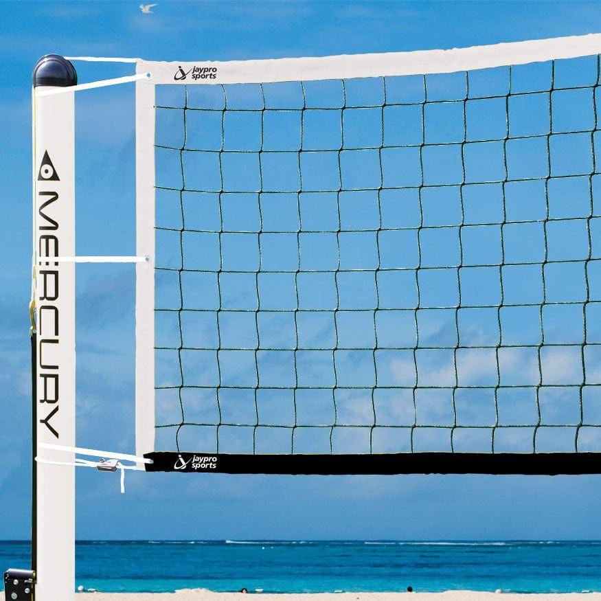Beachy Net Rope Jaypro Mercury Beach Volleyball Replacement Net (Professional Beach Si ...