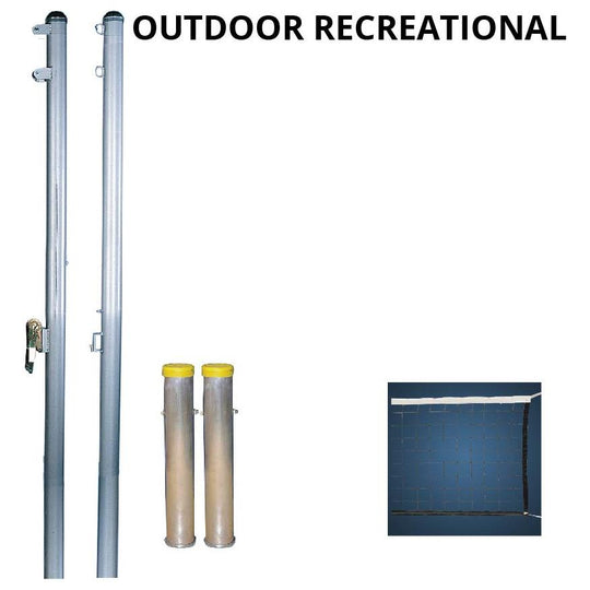 Jaypro Outdoor Recreational Volleyball System (with net) OS-350-GS