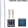 Image of Jaypro Outdoor Volleyball System - Coastal Competition - (4 in.) (Square Post) OCC-500