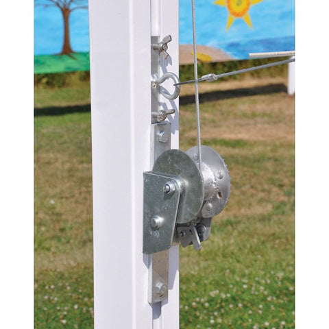 Jaypro Outdoor Volleyball System - Coastal Competition - (4 in.) (Square Post) OCC-500