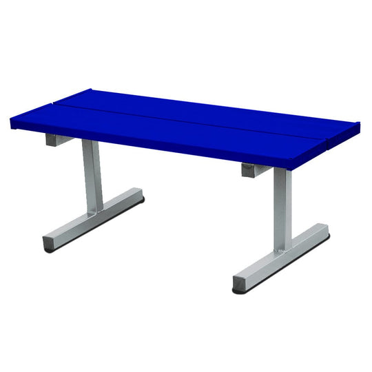 Jaypro Portable Courtside Bench - 5 ft. (Double Plank)(Powder Coated) DPB50PC
