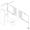 Image of Jaypro PowerLite Volleyball Net Center Upright System