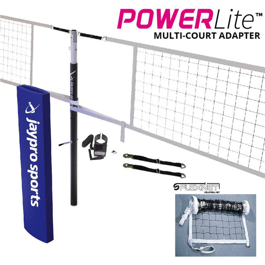 Jaypro PowerLite Volleyball Net Center Upright System