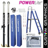 Image of Jaypro PowerLite Volleyball System Deluxe Package (3-1/2 in. Floor Sleeve) PVB-7PKGDX