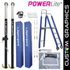 Image of Jaypro PowerLite Volleyball System Deluxe Package (3 in. Floor Sleeve) PVB-6PKGDX