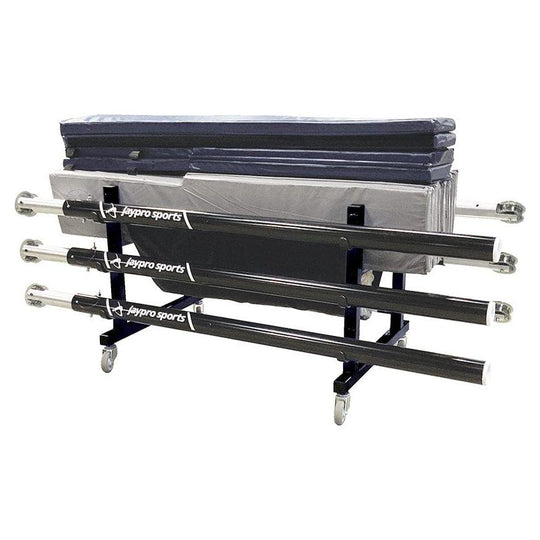 Jaypro Volleyball Equipment Carrier (48 in.L x 36 in.W - 6 Poles) - Deluxe EC-1000