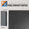 Image of Jaypro Wall Padding WallGuard Fire/Impact Rated (2 ft. x 6 ft.) (Z-Clip Top & Bottom) JWP-AI-26ZZ