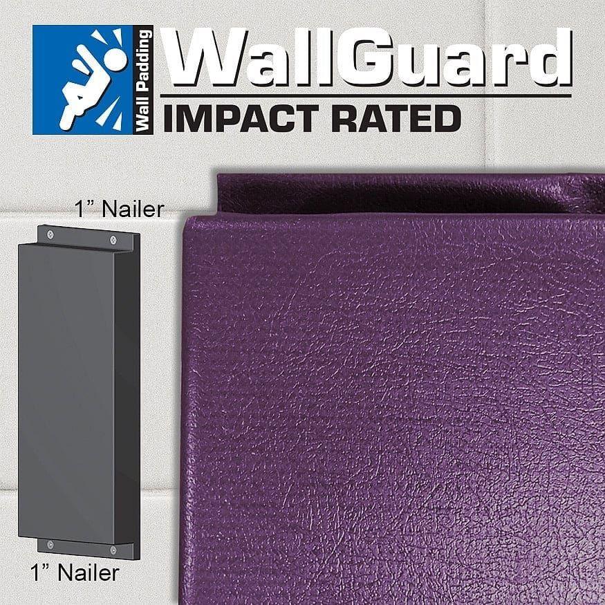 Masterguard Padding Jaypro Wall Padding WallGuard Impact Rated (2 ft. x 6 ft.) (1 in. Lip ...