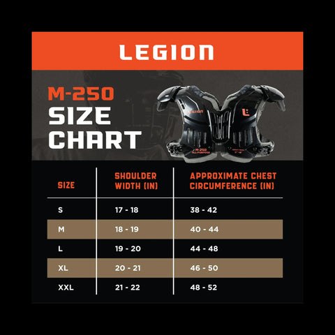 Legion M-250 Varsity Football Shoulder Pads