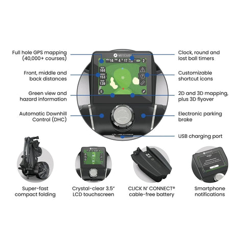 Motocaddy 2026 M5 GPS DHC Electric Golf Caddy