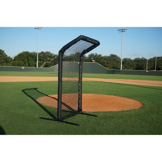 MuhlTech 7 x 4 w/ Head Protector Softball Front Toss Screen PRHDS