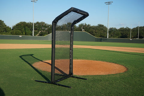 MuhlTech 7 x 4 w/ Head Protector Softball Front Toss Screen PRHDS