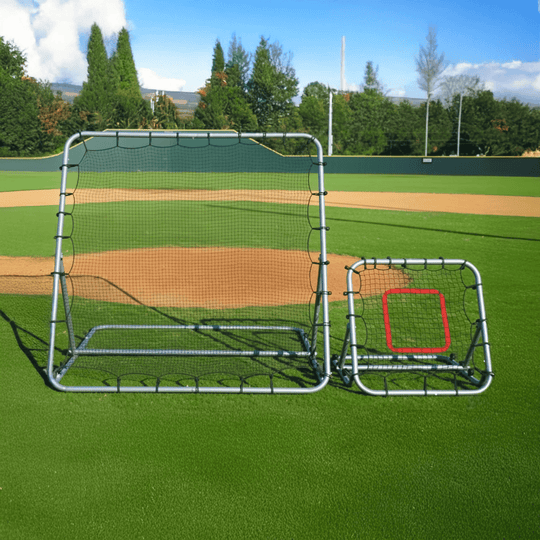 MuhlTech The Complete Fielding System Rebounder XL (5'x5') + Pro (3'x3') Combo