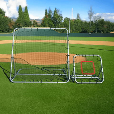MuhlTech The Complete Fielding System Rebounder XL (5'x5') + Pro (3'x3') Combo