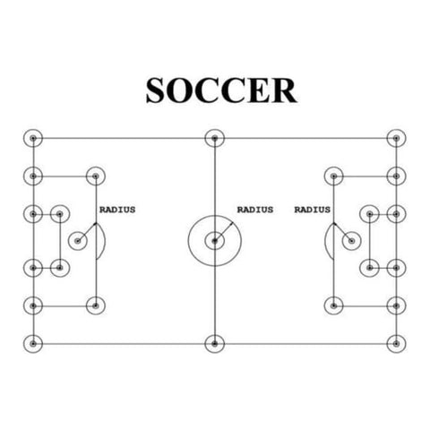 Newstripe Proline Layout & Marking System (25 Pc. Soccer) 10002718